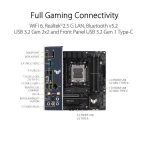 ASUS TUF GAMING B650M-PLUS WIFI AMD Ryzen B650 AM5 Micro-ATX Motherboard
