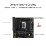 ASUS TUF GAMING B760M-PLUS D4 Intel B760 LGA 1700 mITX Motherboard