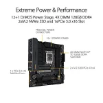 ASUS TUF GAMING B760M-PLUS WIFI D4 Intel B760 LGA 1700 mATX Motherboard