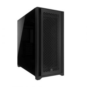 CORSAIR 3000D AIRFLOW Mid-Tower PC Case - Black - 2x SP120 ELITE Fans -  Four-Slot GPU Support – Fits up to 8x 120mm fans - High-Airflow Design 