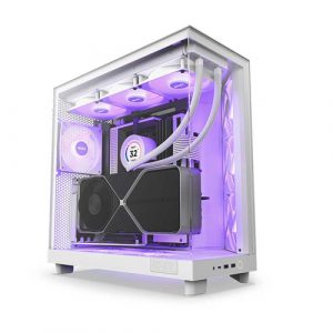 NZXT H7 Elite Premium ATX Mid-Tower PC Case (White) CM-H71EW-02