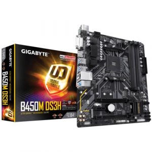 Gigabyte B450M DS3H AM4 Micro ATX Motherboard