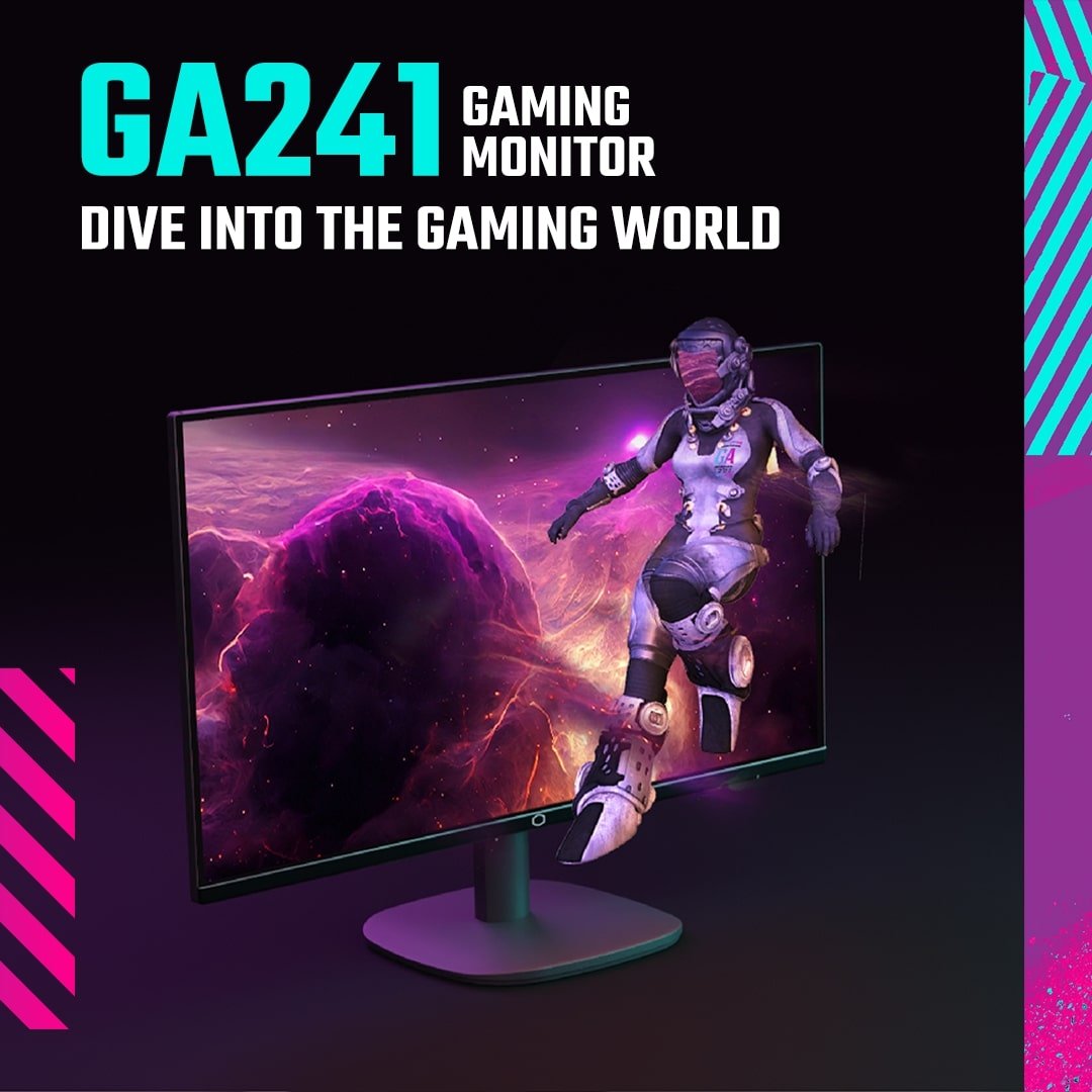 Cooler Master Gaming GA241 23.8″ Full HD 100Hz Monitor CMI-GA241-IN