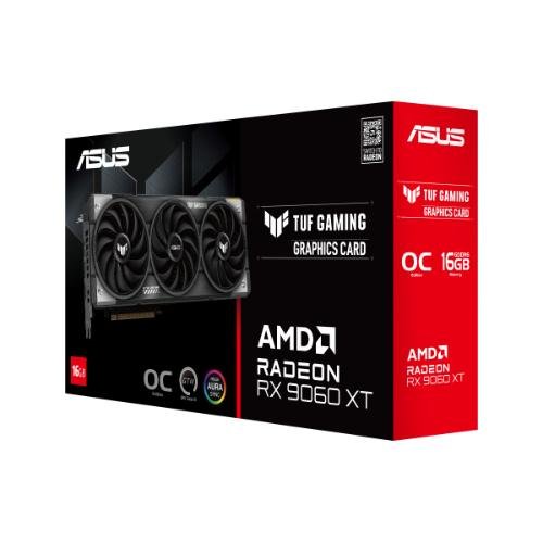 ASUS TUF Gaming Radeon RX 9060 XT 16GB GDDR6 OC Edition Graphic Card TUF-RX9060XT-O16G-GAMING