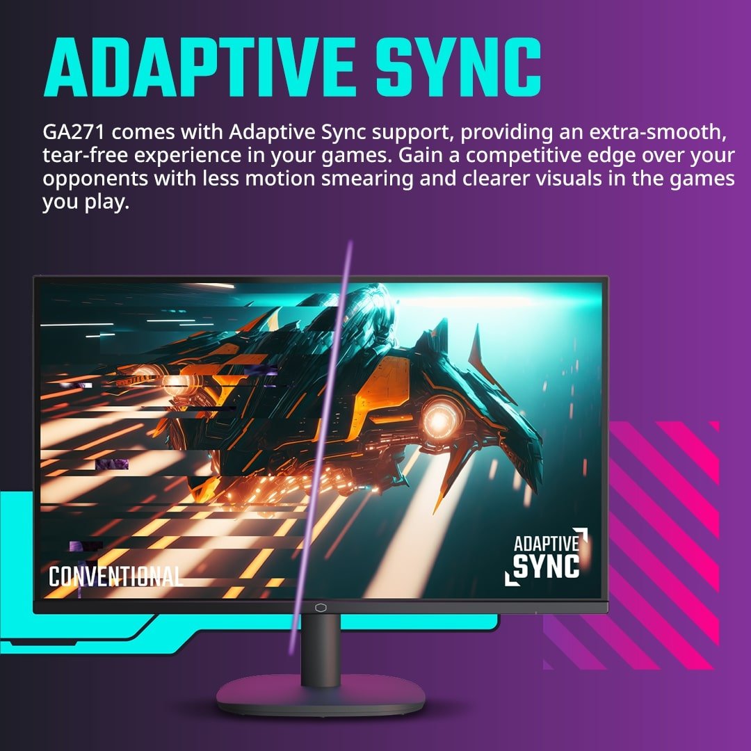 Cooler Master 27″ WQHD 100Hz Gaming Monitor CMI-GA271-IN