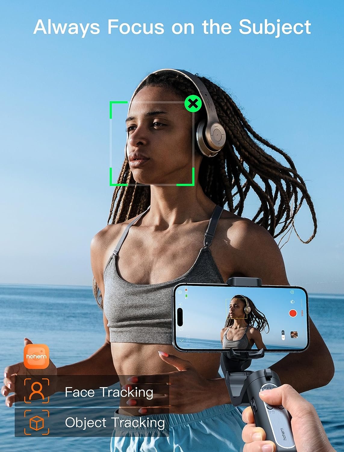 Hohem iSteady XE – 3 Axis Handheld Pocket Gimbal (Black)