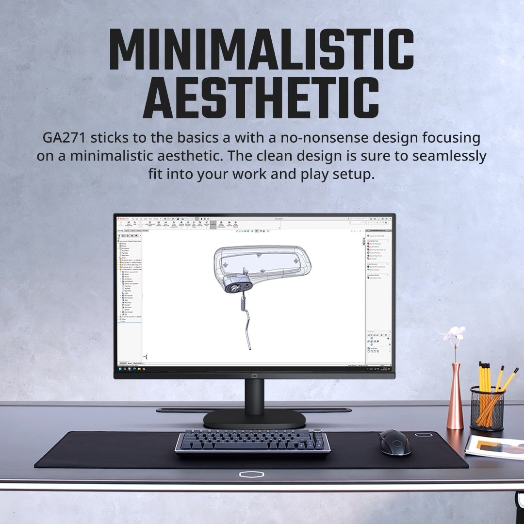 Cooler Master Gaming GA241 23.8″ Full HD 100Hz Monitor CMI-GA241-IN