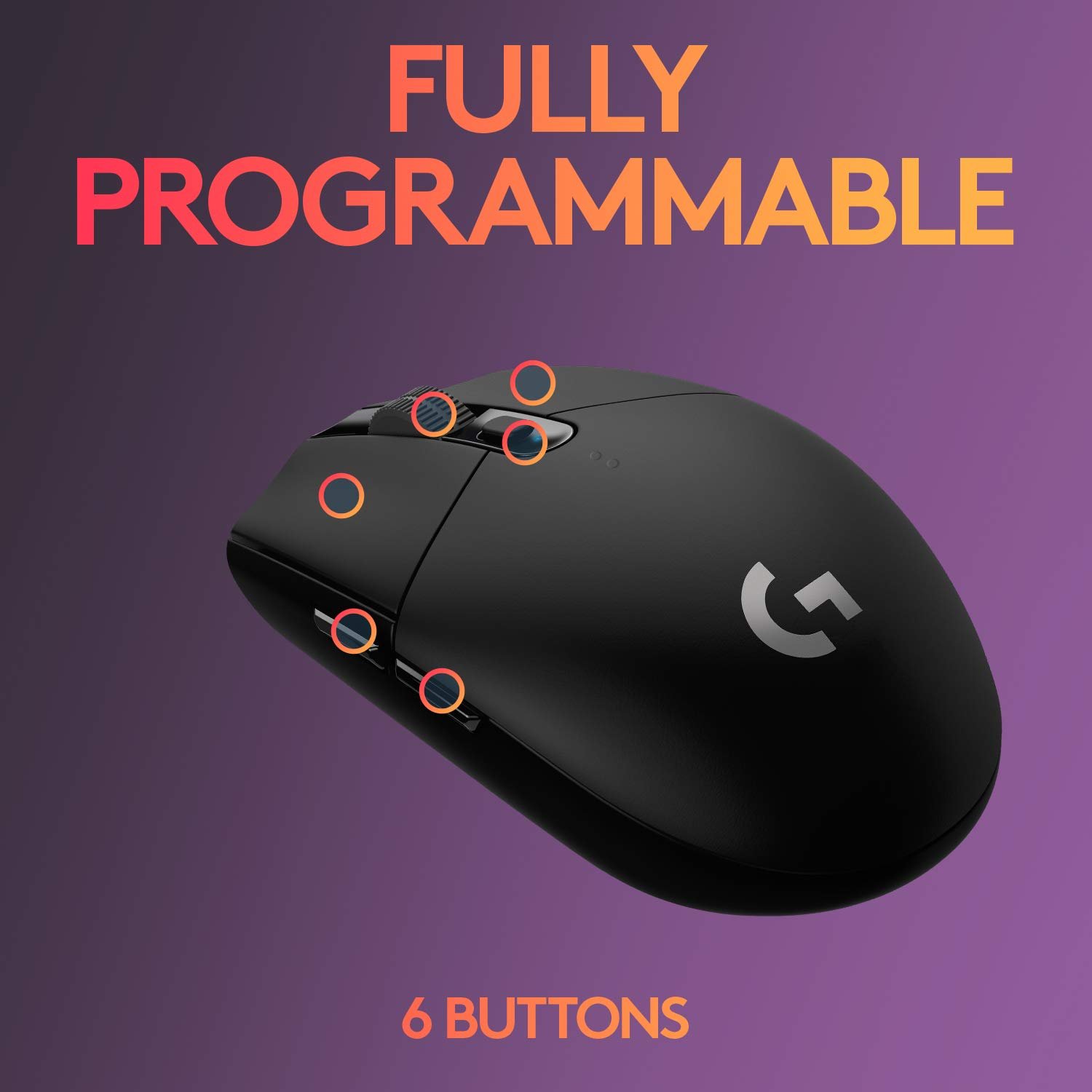 Logitech G305 Lightspeed Wireless Gaming Mouse Black 910-006041