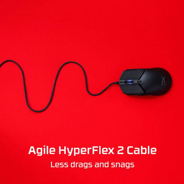 HyperX Pulsefire Haste 2 RGB Gaming Mouse (Black) 6N0A7AA