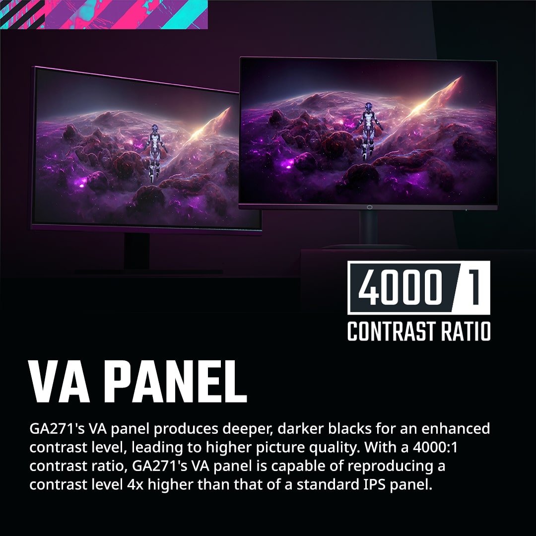 Cooler Master 27″ WQHD 100Hz Gaming Monitor CMI-GA271-IN