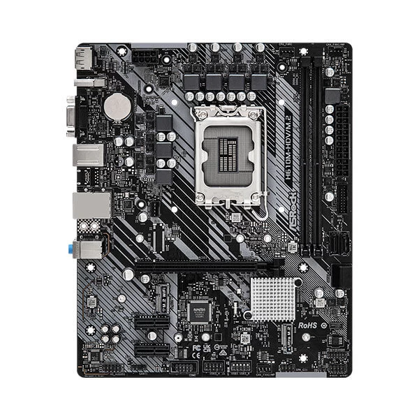 Asrock H610M-HDV/M.2 R2.0 Intel H610 Micro ATX Motherboard