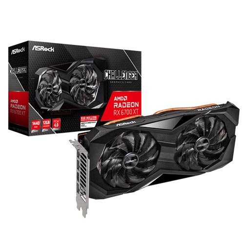 ASRock AMD Radeon RX 6700 XT Challenger D 12GB Graphic Card RX6700XT CLD 12G