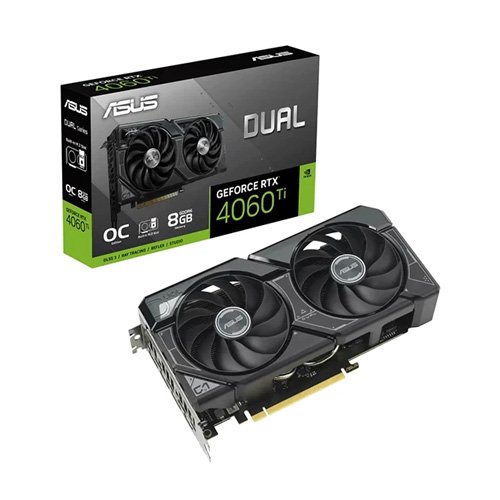 ASUS Dual RTX 4060 Ti SSD OC Edition 8GB Graphics Card DUAL-RTX4060TI-O8G-SSD