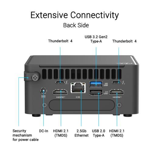 ASUS NUC 15 PRO NUC15CRHU7 Core Ultra 7-255H RNUC15CRHU700004