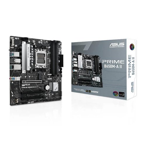 ASUS Prime B650M-A II CSM AMD Ryzen AM5 Micro-ATX B650 Motherboard