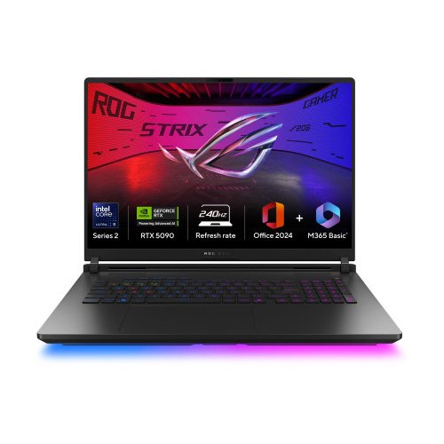 ASUS ROG Strix SCAR 18 INTEL ARL HX Core Ultra 9 RTX 5090 24GB GPU DDR5 32GB   32GB Memory 2TB SSD Gaming Laptop G835LX-SA187WS