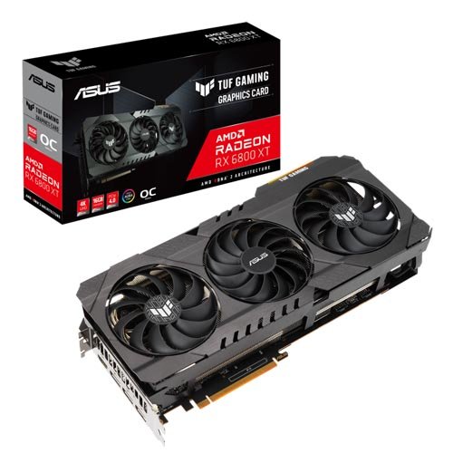 ASUS TUF Gaming Radeon RX 6800 XT OC Edition Graphic Card TUF-RX6800XT-O16G-Gaming