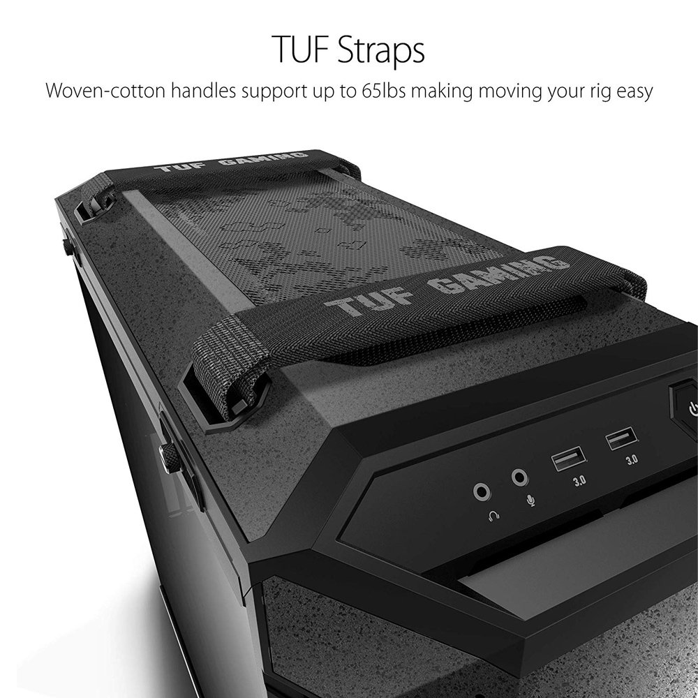 ASUS TUF Gaming GT501 E-ATX Mid Tower Cabinet With Tempered Glass Side Panel