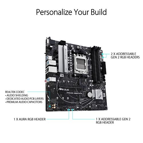 ASUS PRIME A620M-A AM5 A620 Motherboard