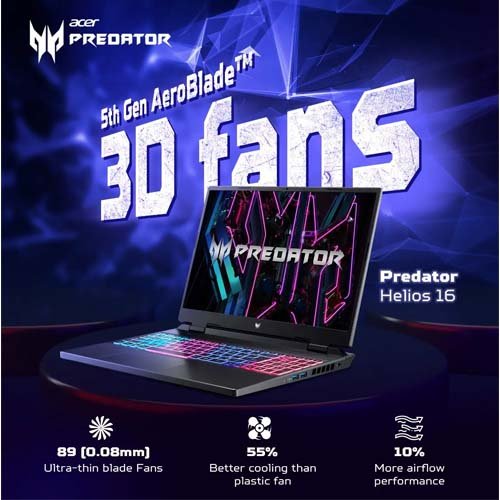 Acer Predator Helios Neo 16 13th Gen Intel Core i7 13700HX 16GB RAM 1TB SSD RTX 4050 Gaming Laptop NH.QLTSI.006