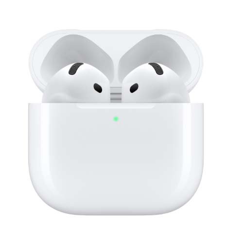 Apple AirPods 4 Wireless Earbuds, Personalised Spatial Audio, Sweat and Water Resistant Bluetooth (White, True Wireless)