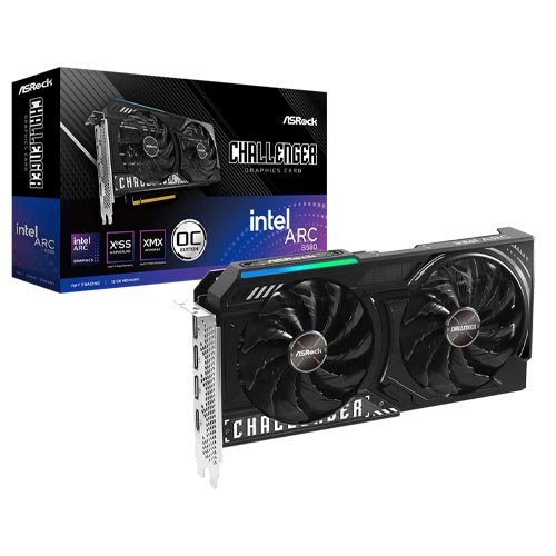 Asrock Intel Arc B580 Challenger 12GB OC Graphic Card B580 CL 12GO