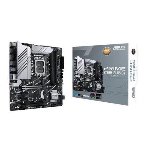 Asus PRIME Z790M-Plus D4 CSM Z790 Motherboard PRIME-Z790M-PLUS-D4-CSM