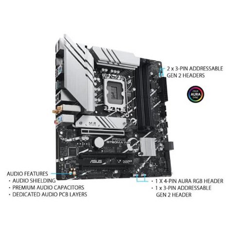 Asus Prime B760M-A WIFI DDR5 B760 Motherboard