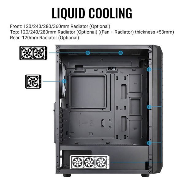 Aerocool Beam Mid Tower Cabinet