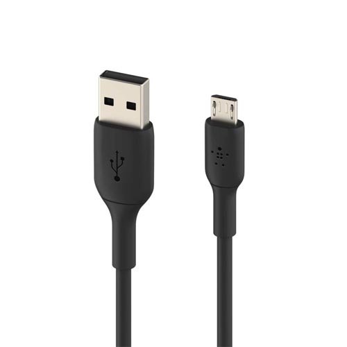 Belkin Boost Charge USB Type-A to Micro-USB Cable, (3.3 Feet/1 Meter, Black) CAB005BT1MBK