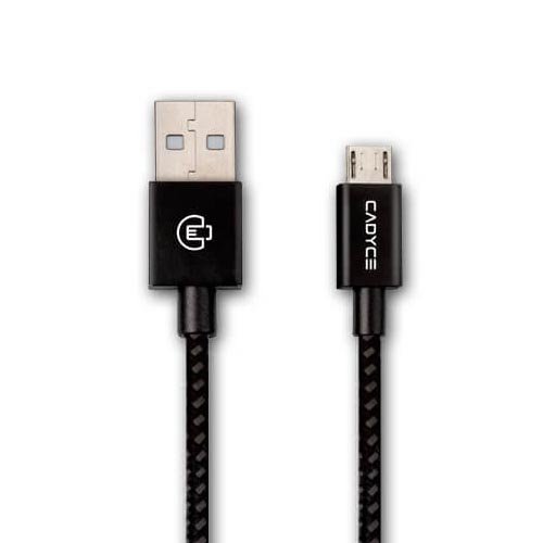 Cadyce CADMiUM USB to Micro-USB Braided Cable Black CA-UMICROB