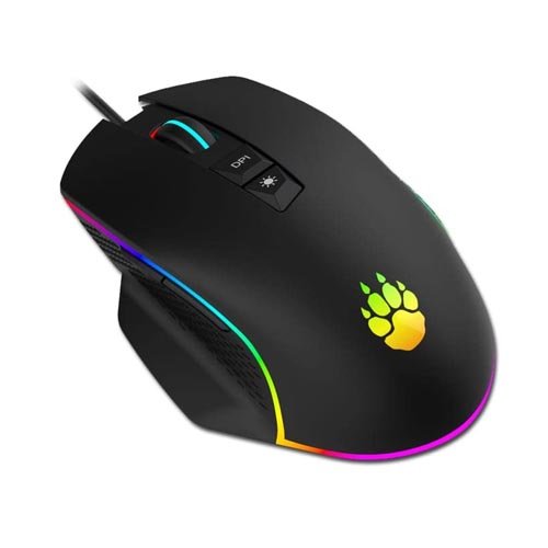 CLAW Chuff Wired Mouse, 6400 DPI with 7 Programmable Buttons via Customization Software and 6 RGB Backlight Modes for PC & MAC