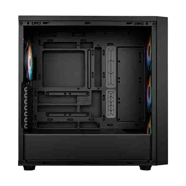 Cooler Master MasterBox 600 ARGB (E-ATX) Mid Tower Cabinet (Black) MB600-KGNN-S00