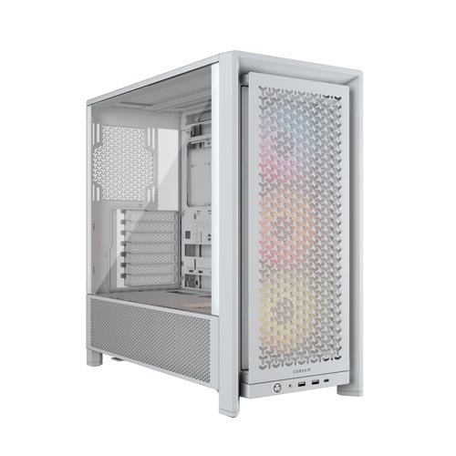 Corsair FRAME 4000D RS ARGB Mid Tower White Cabinet CC-9011297-WW