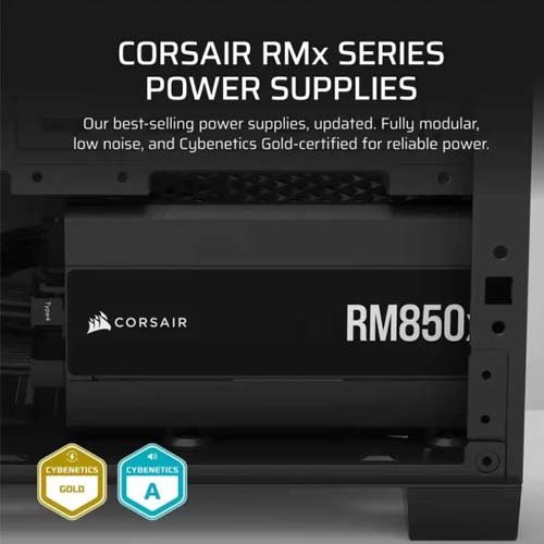 Corsair RM850X 850W ATX 3.1 compliant PCIe 5.1 Fully Modular Power Supply CP-9020270-IN