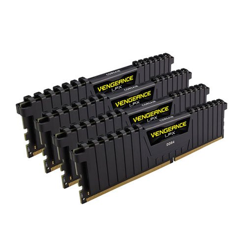 Corsair Vengeance LPX Black 128GB (4x32GB) 3200MHz DDR4 Quad Channel Memory Kit CMK128GX4M4E3200C16 1 Corsair Vengeance LPX Black 128GB (4x32GB) 3200MHz DDR4 Quad Channel Memory Kit CMK128GX4M4E3200C16