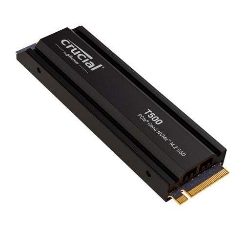 Crucial 2TB T500 PCIe 4.0 x4 M.2 Internal SSD with Heatsink CT2000T500SSD5