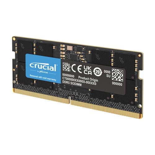 Crucial 32GB Laptop DDR5 5600 MHz SO-DIMM Memory CT32G56C46S5