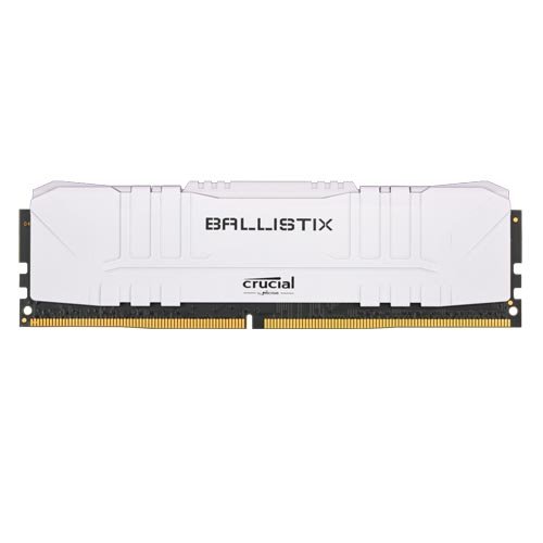 Crucial Ballistix 16GB DDR4 3600MHz Desktop Gaming Memory (White) BL16G36C16U4W