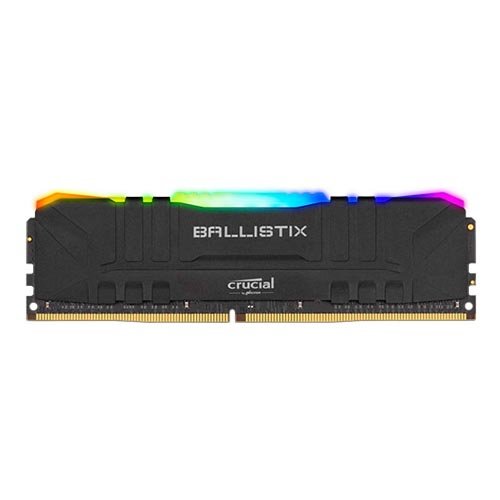 Crucial Ballistix RGB 16GB DDR4-3600 Desktop Gaming Memory BL16G36C16U4BL
