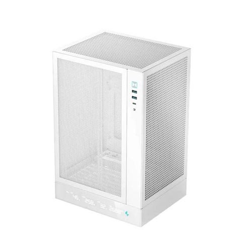 DeepCool CH170 Digital White Mini Tower Case R-CH170-WHNPI0D-G-1