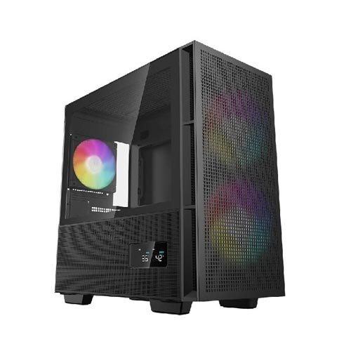 DeepCool CH360 Digital ARGB (M-ATX) Mini Tower Cabinet (Black) R-CH360-BKAPE3D-G-1