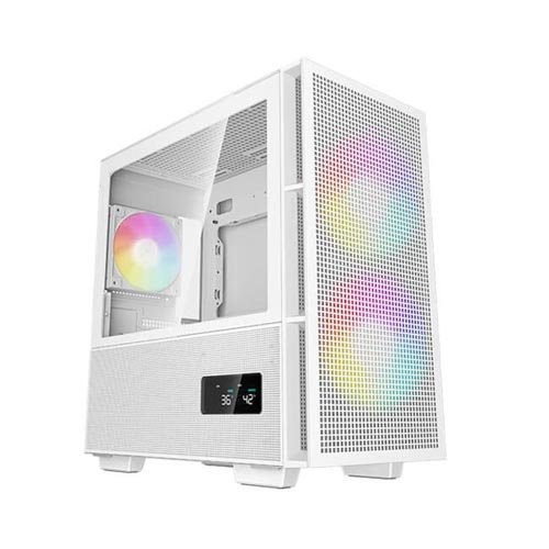 DeepCool CH360 Digital WH (M-ATX) Mini Tower Cabinet (White) R-CH360-WHAPE3D-G-1
