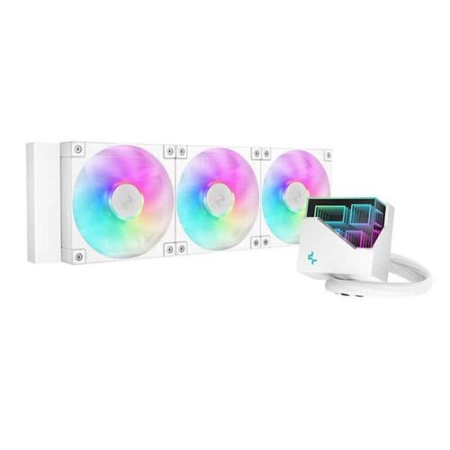 Deepcool LT360 WH ARGB CPU Liquid Cooler (White) R-LT360-WHAMNC-G-1