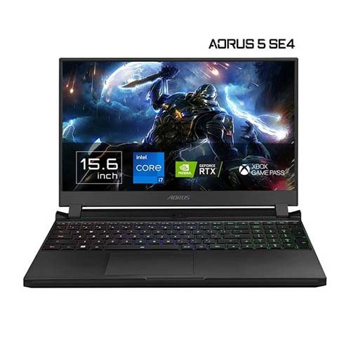 GIGABYTE AORUS 5 SE4-73IN313SO 15.6 inch i7-12700H RTX 3070 GPU 16GB Memory 512GB SSD Gaming Laptop