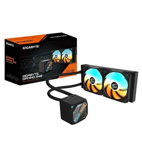 Gigabyte GAMING 240 240mm ARGB Black Liquid CPU Cooler GP-GIGABYTE GME 240
