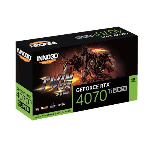 Inno3d RTX 4070 Ti Super Twin X2 16GB Graphics Card N407TS2-166X-186156N