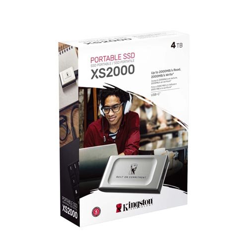 Kingston XS2000 4TB USB 3.2 Gen 2×2 External Solid State Drive SXS2000/4000GA