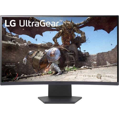 LG UltraGear 31.5" 1440p HDR 180 Hz Curved Gaming Monitor 32GS60QC-B