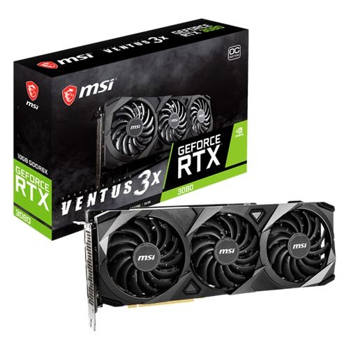 MSI GeForce RTX 3080 VENTUS 3X 10G OC Graphics Card